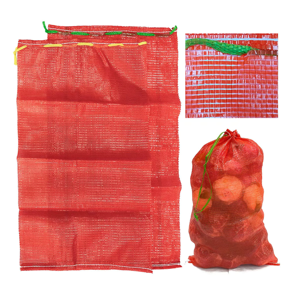 Sac filet pour oignons, pomme de terre et ail,... (avec cordon)